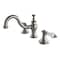 Kingston Brass KC7168WLL 8" Widespread Bathroom Faucet, Brushed Nickel KC7168WLL - alternate 1